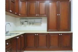 Modular kitchen interior wood finished work_bd8